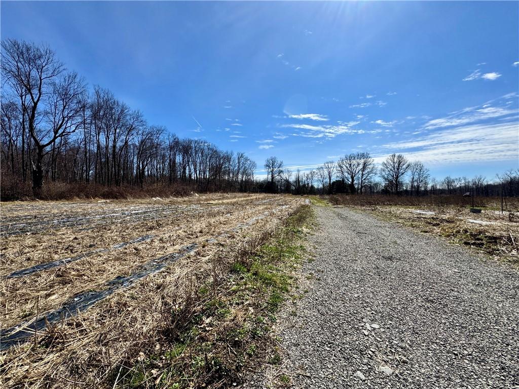 a view of swimming pool with outdoor seating and yard in back