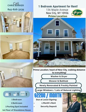 $2,200 | 136 Maple Avenue, New City, NY 10956