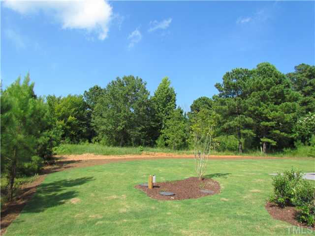 3204 Bryant Falls Court, Unit LOT58 Raleigh, NC 27613 - Photo 24 of 25 a backyard of a house with lots of green space