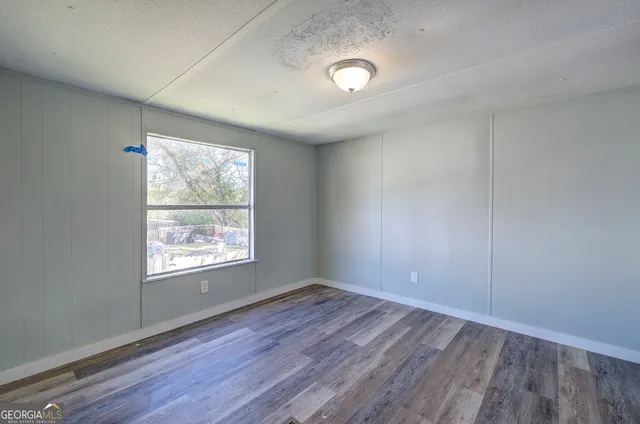 a view of wooden floor