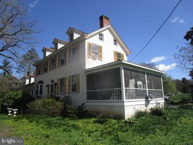 a house view with a garden space