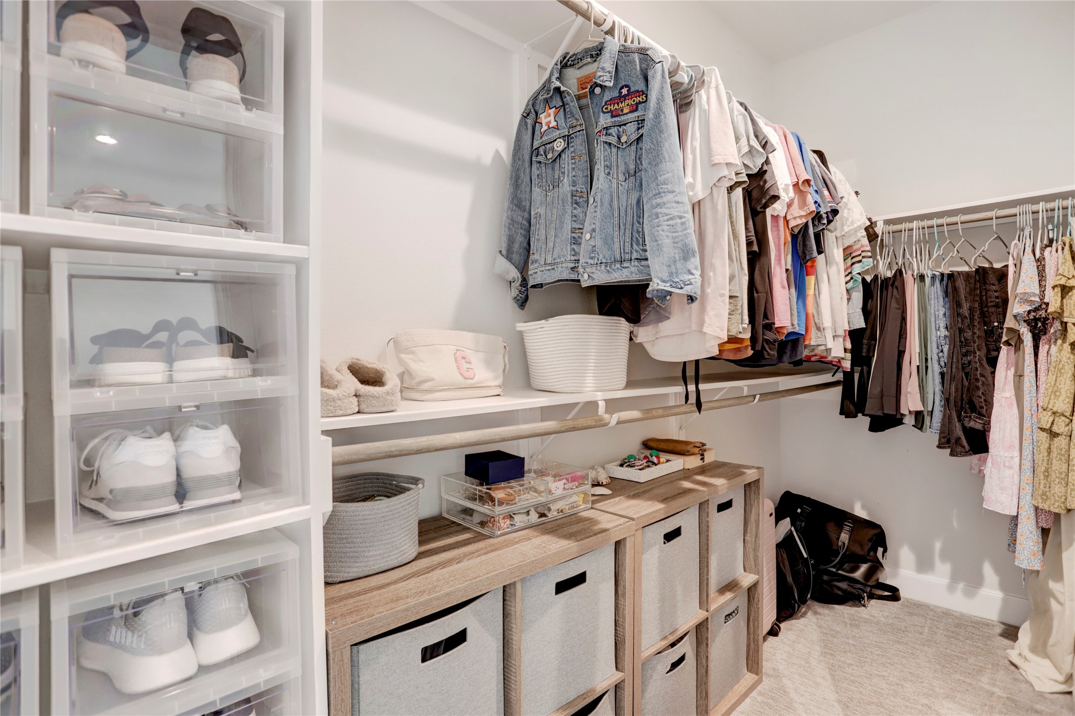 2781 Clinton Drive Houston, TX 77020 - Photo 7 of 12 a view of walk in closet with clothes and shoes