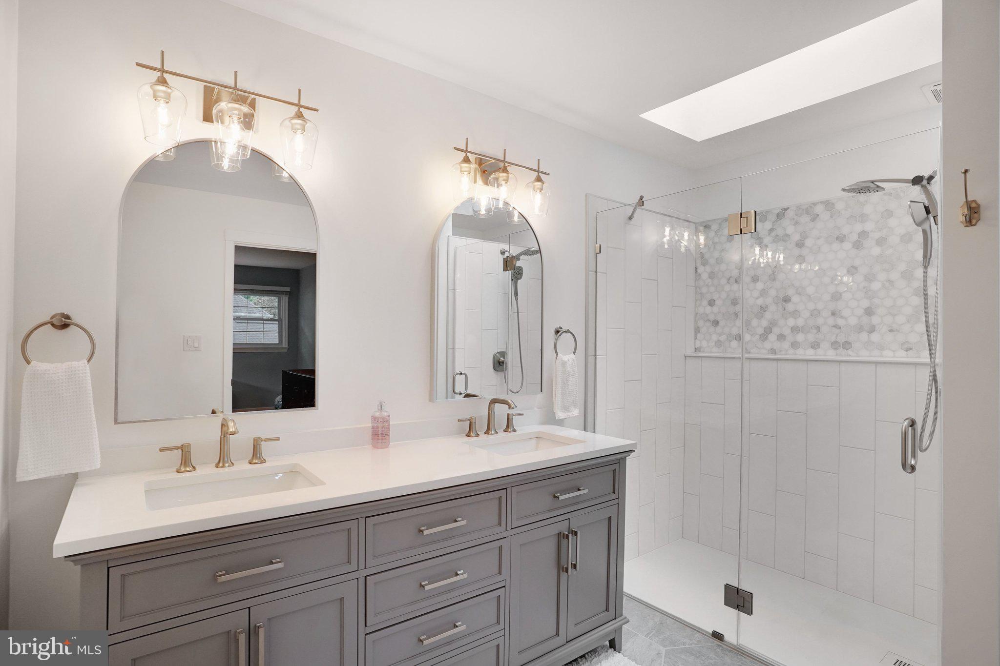 7628 Gralnick Place Springfield, VA 22153 - Photo 30 of 60 Shower with Skylight, your private oasis