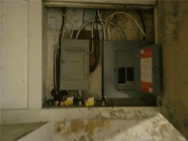 a view of a door of the house