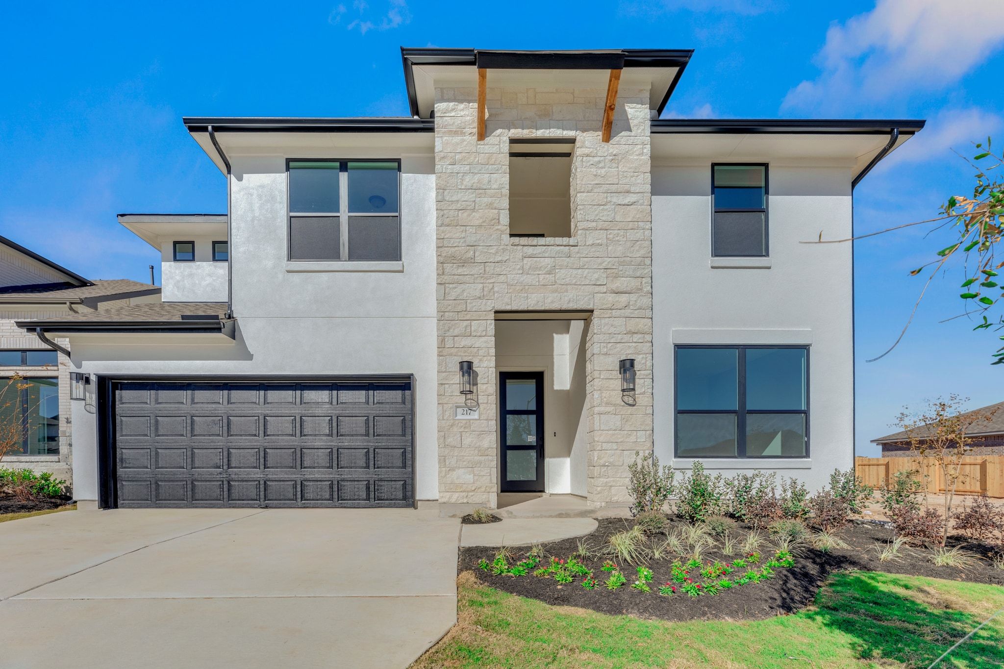 217 Horsemint Lane Georgetown, TX 78633 - Photo 1 of 1 Move in Ready. Westin Homes *New Construction* Alden IX Plan. Grass is digitally enhanced.