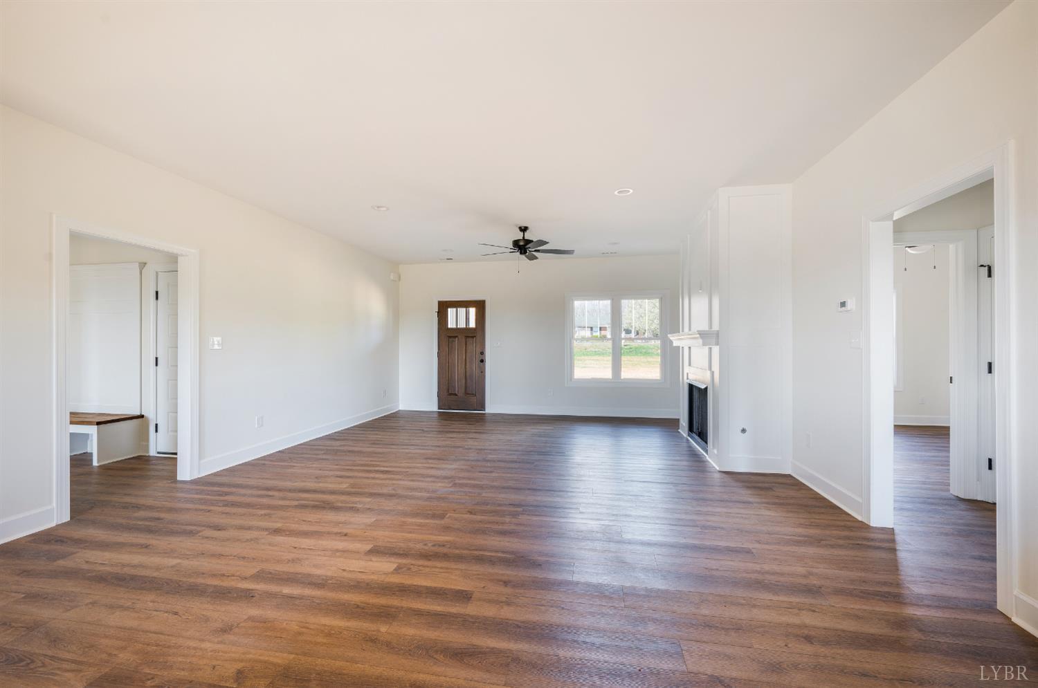 10578 Leesville Road Lynch Station, VA 24571 - Photo 16 of 54 a view of empty room with window and wooden floor