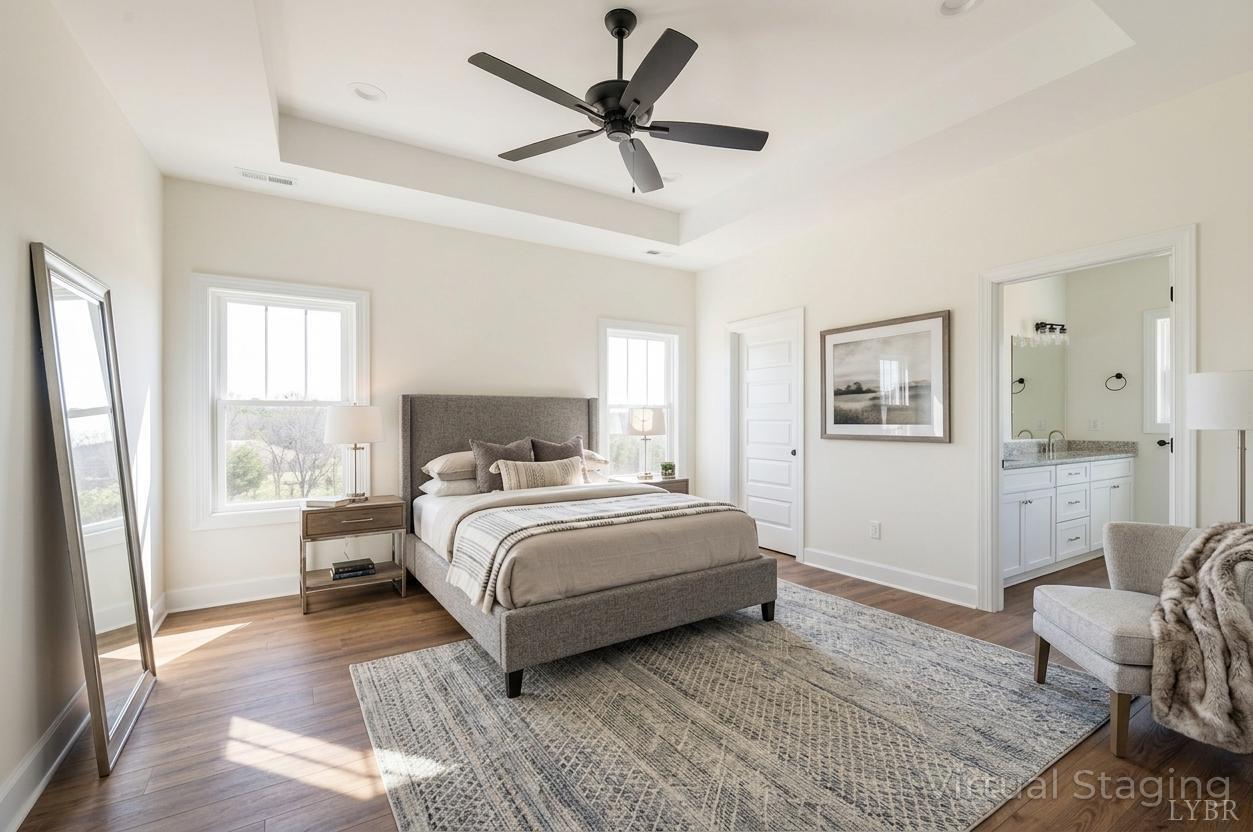 10578 Leesville Road Lynch Station, VA 24571 - Photo 20 of 54 a bedroom with a bed and a window
