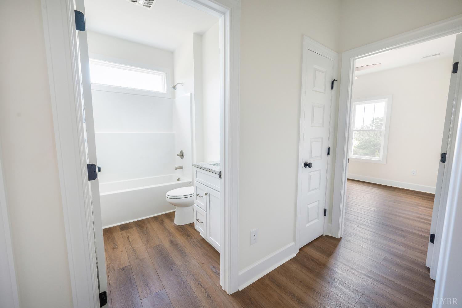 10578 Leesville Road Lynch Station, VA 24571 - Photo 28 of 54 a view of a bathroom with toilet a bathtub and a view of bathroom