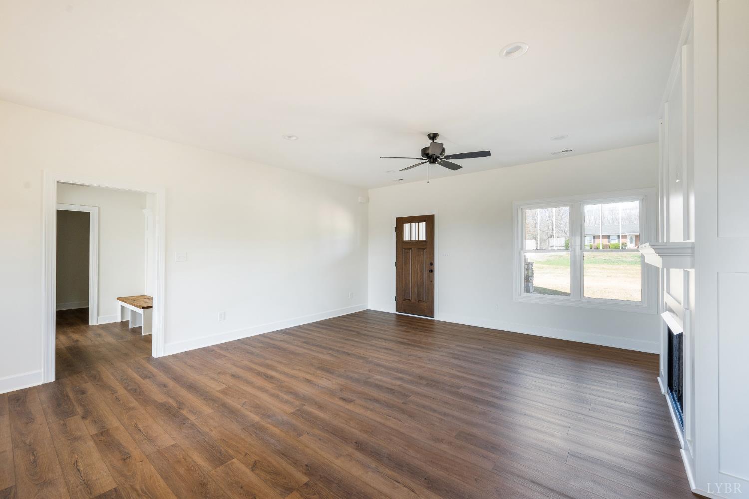 10578 Leesville Road Lynch Station, VA 24571 - Photo 8 of 54 wooden floor in an empty room with a window