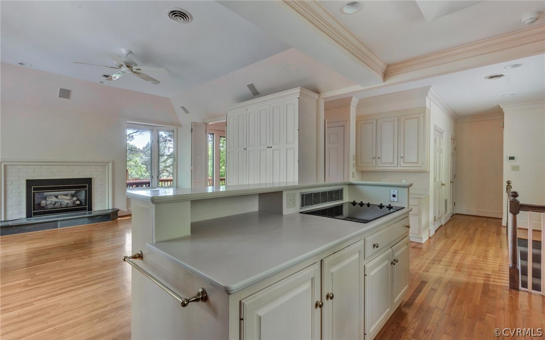 8911 Highfield Road Henrico, VA 23229 - Photo 14 of 43 Kitchen opens to the family room! Island, custom