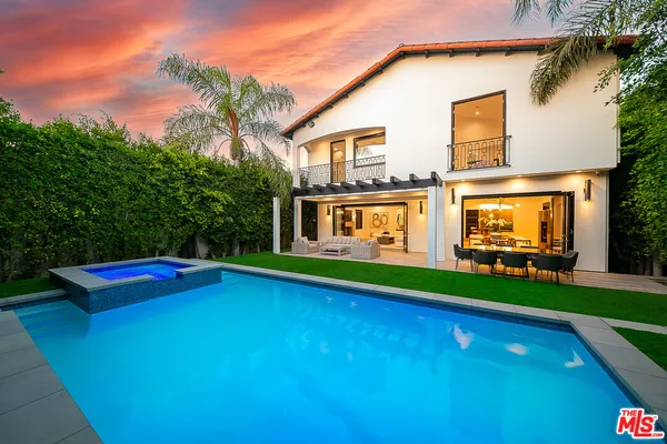 a view of a house with pool