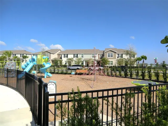 an empty room with closet area