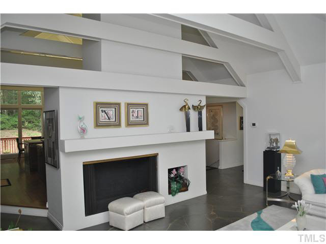 3601 Canter Lane Raleigh, NC 27604 - Photo 9 of 25 Wood Burning Fireplace with Indoor Grill and Wood Storage Area!