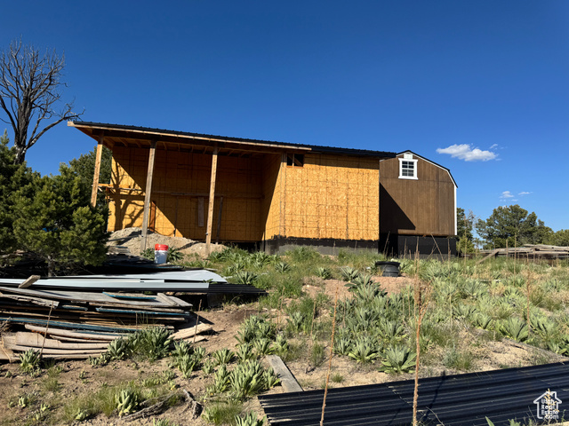 46205 Little Elk Road Fruitland, UT 84027 - Photo 6 of 24 View of back of addition- can be used as carport or covered deck