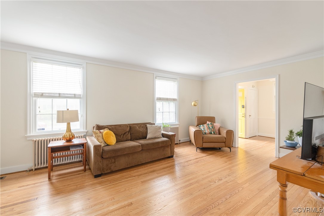 5217 Sylvan Road Richmond, VA 23225 - Photo 12 of 46 a living room with furniture and a flat screen tv