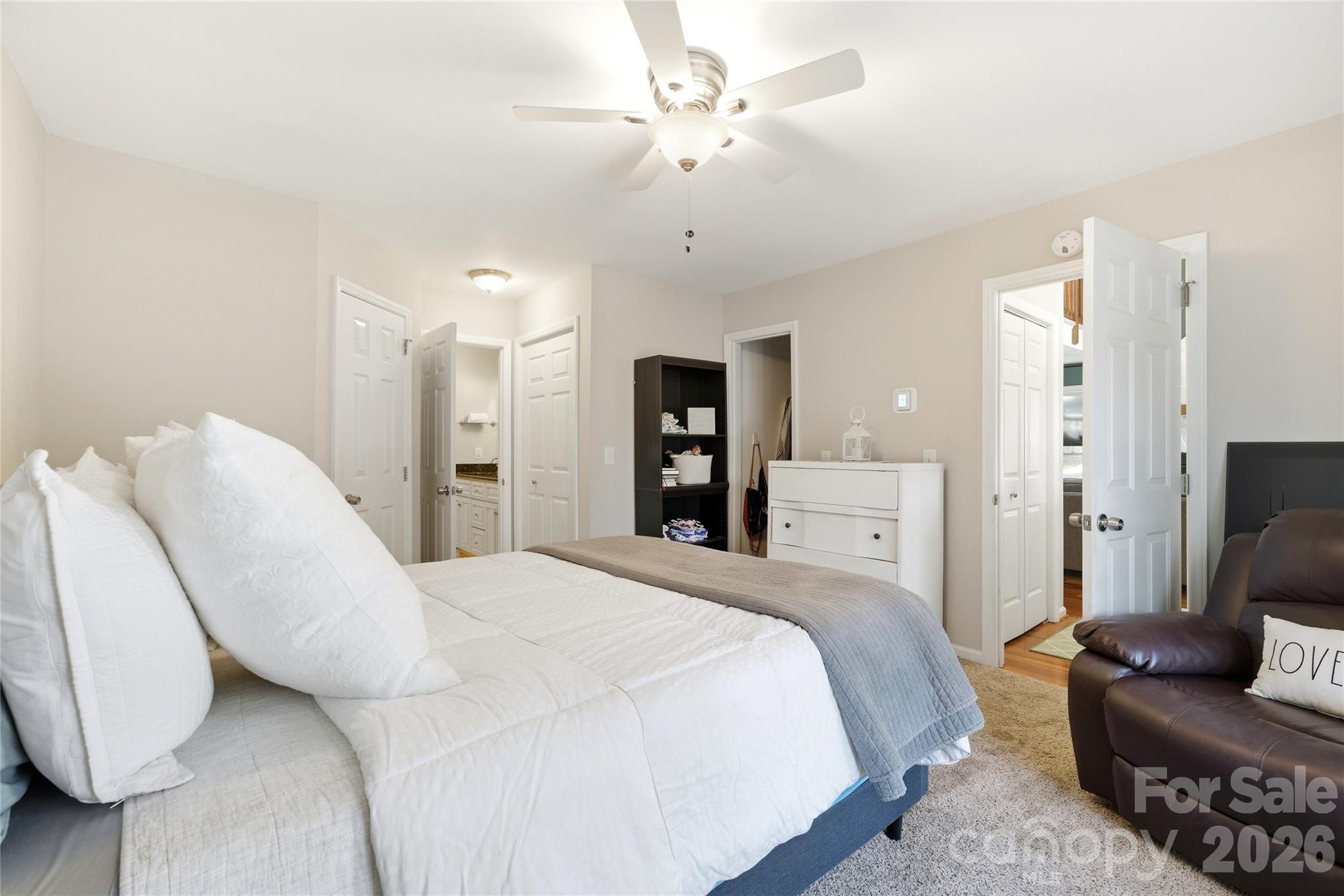 3066 Point Clear Drive Fort Mill, SC 29708 - Photo 19 of 47 a spacious bedroom with a bed and furniture