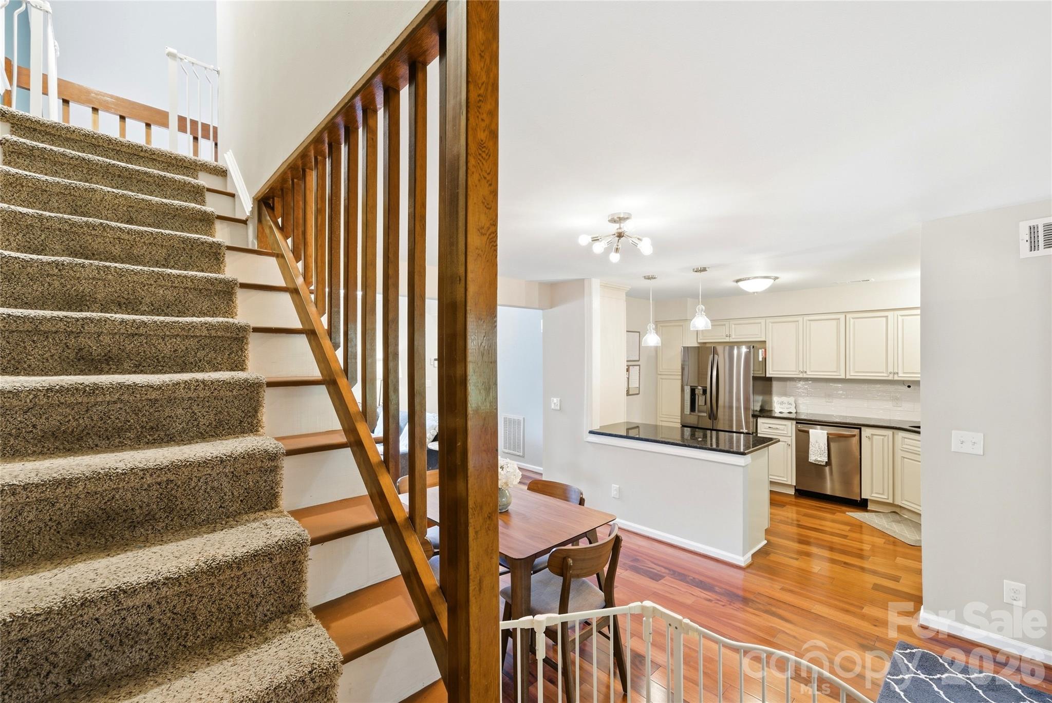 3066 Point Clear Drive Fort Mill, SC 29708 - Photo 24 of 47 a view of a kitchen with furniture and staircase