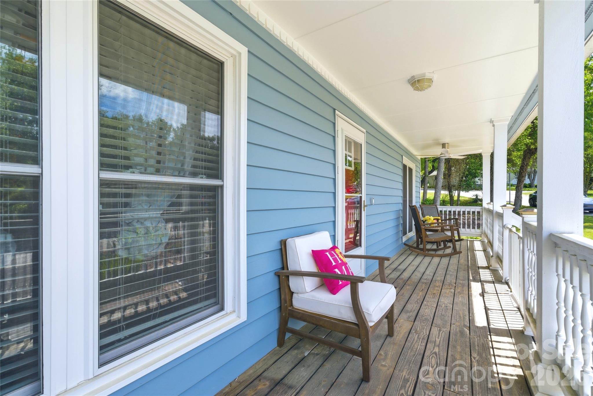 3066 Point Clear Drive Fort Mill, SC 29708 - Photo 6 of 47 a balcony with furniture and wooden floor