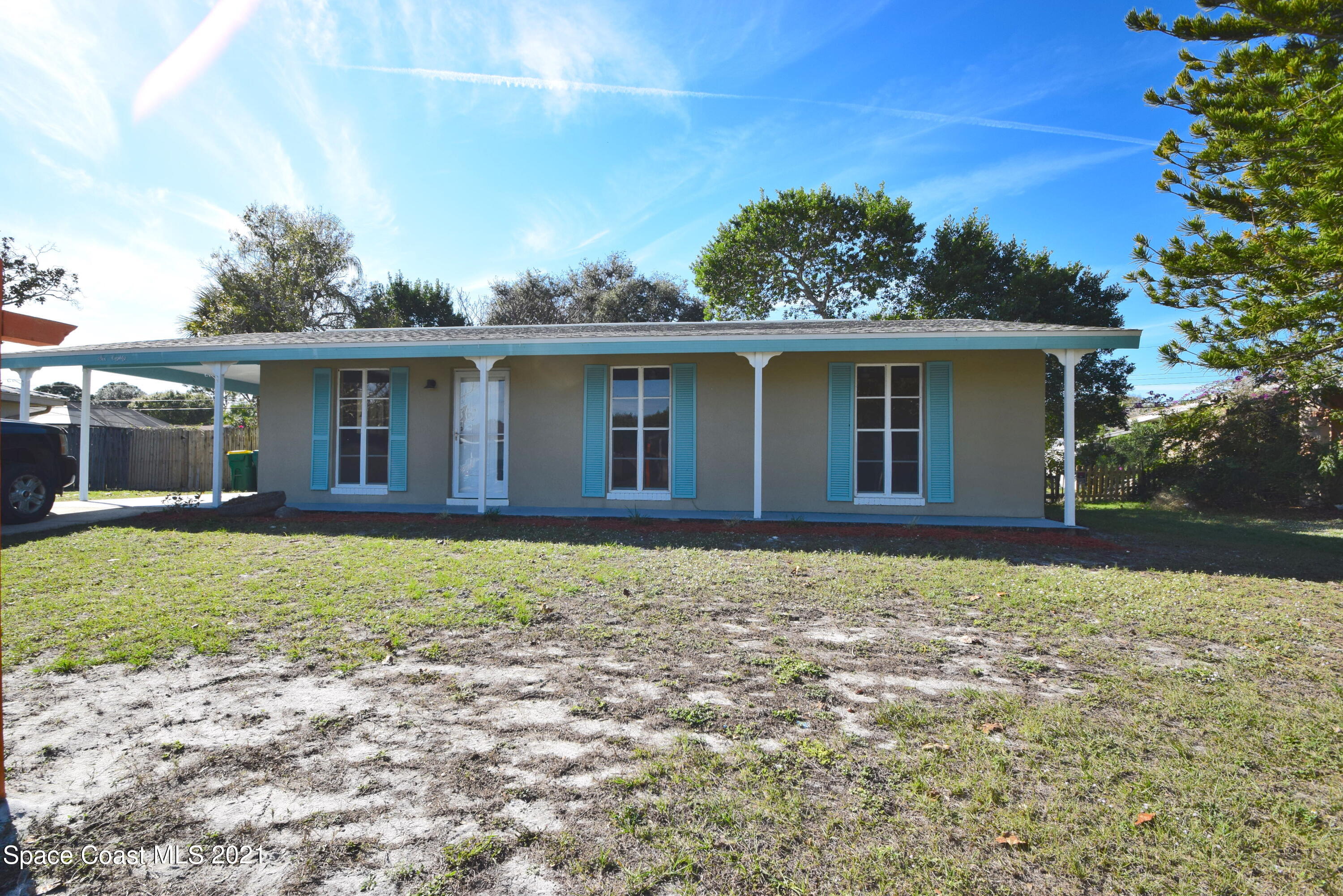 680 Aloha Avenue Cocoa, FL 32927 - Photo 2 of 27 front view of a house with a yard