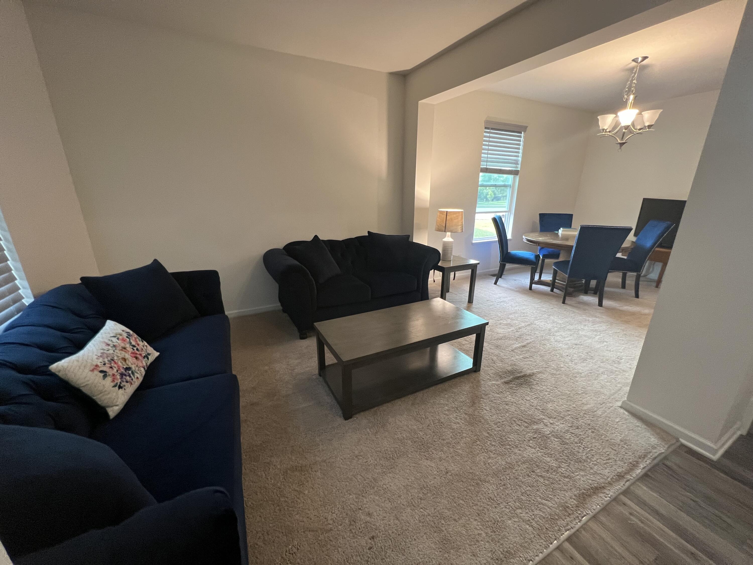 10193 California Street Crown Point, IN 46307 - Photo 8 of 33 a living room with furniture and a lamp