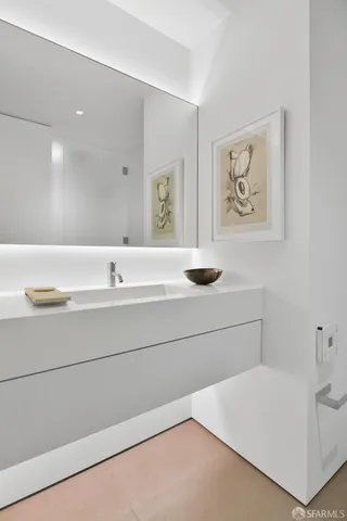 a bathroom with a sink and a bathtub