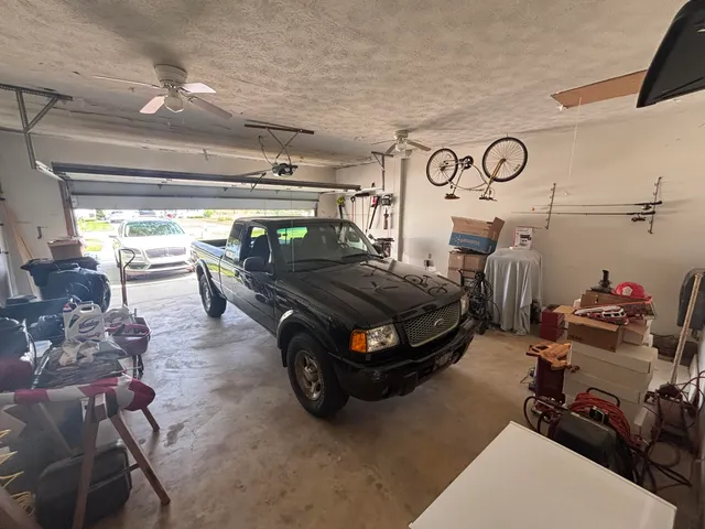 a bathroom with a window