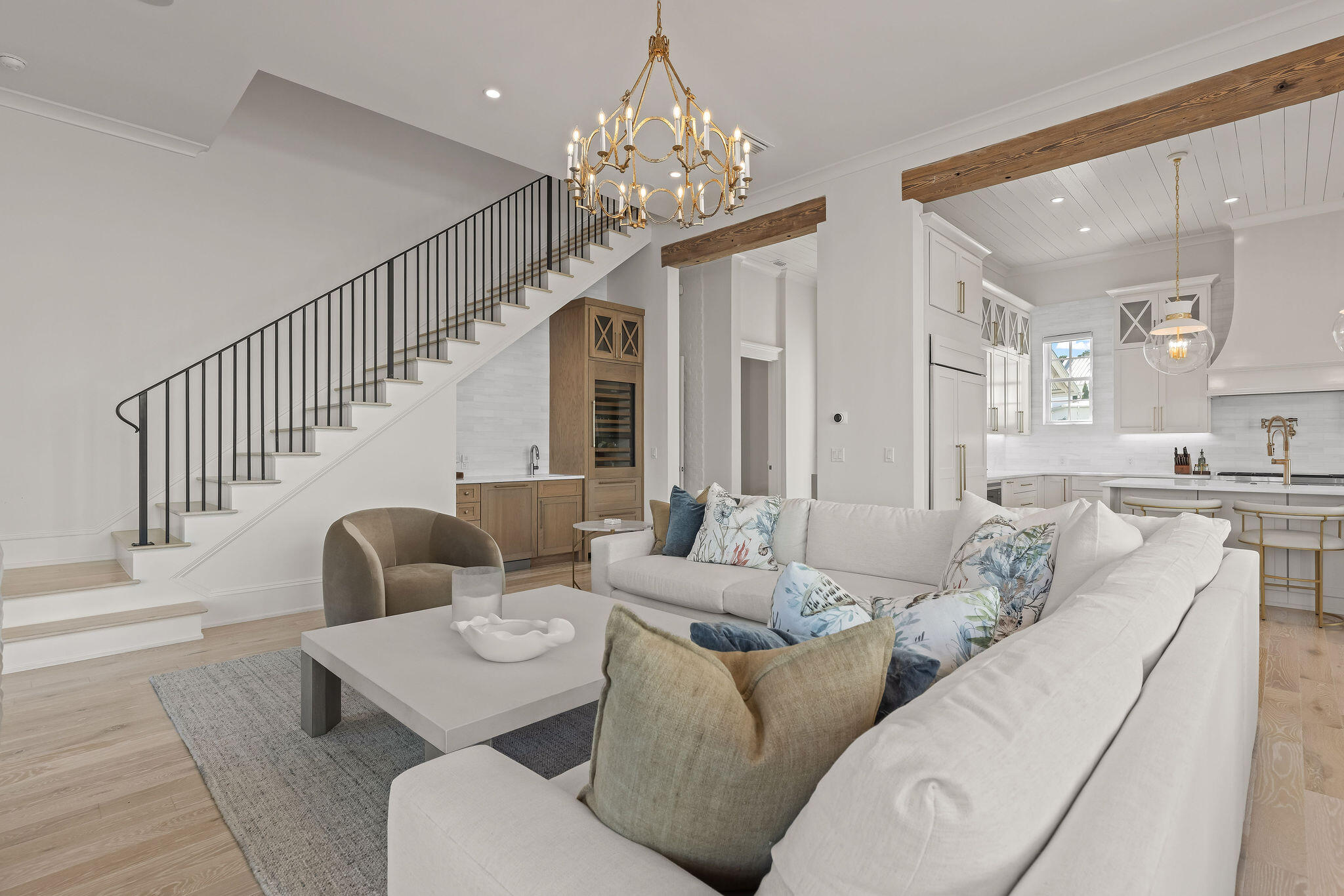 79 Perrin Santa Rosa Beach, FL 32459 - Photo 21 of 105 16_Living_Room_Stairs