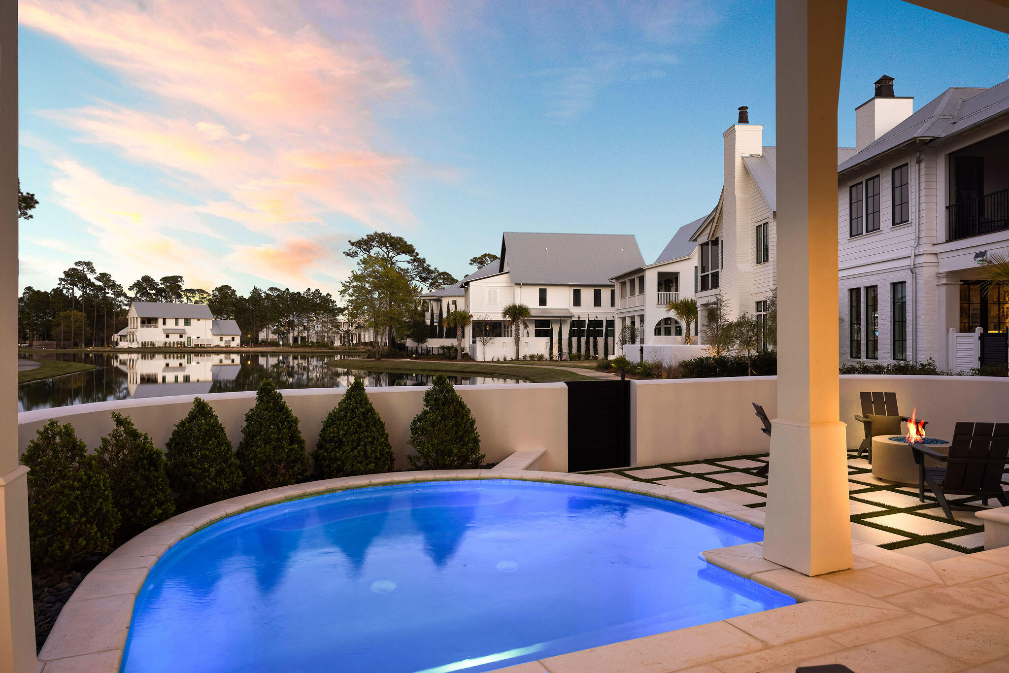 79 Perrin Santa Rosa Beach, FL 32459 - Photo 3 of 105 92_Twilight_Pool_View