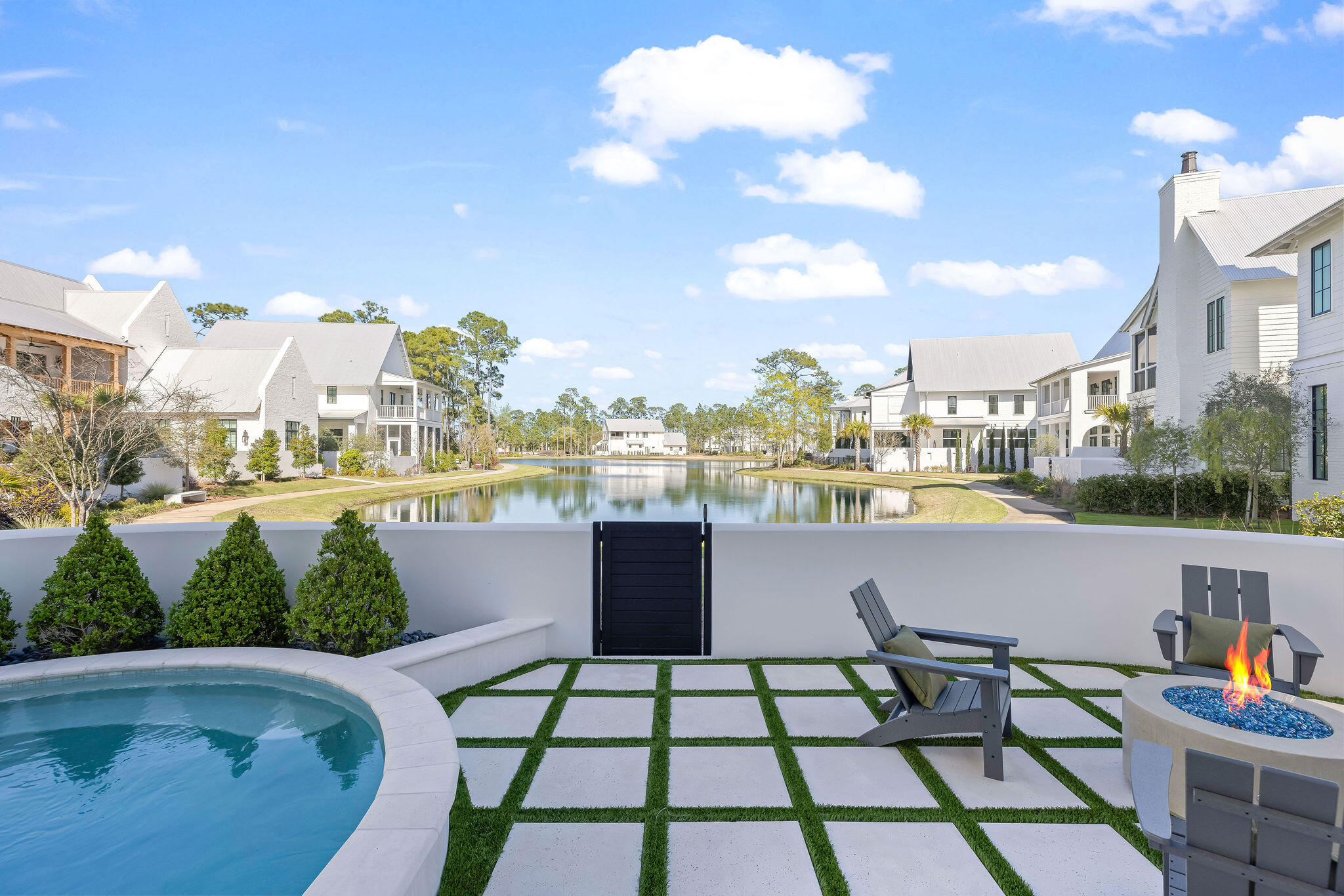 79 Perrin Santa Rosa Beach, FL 32459 - Photo 32 of 105 27_Backyard_Pool_View