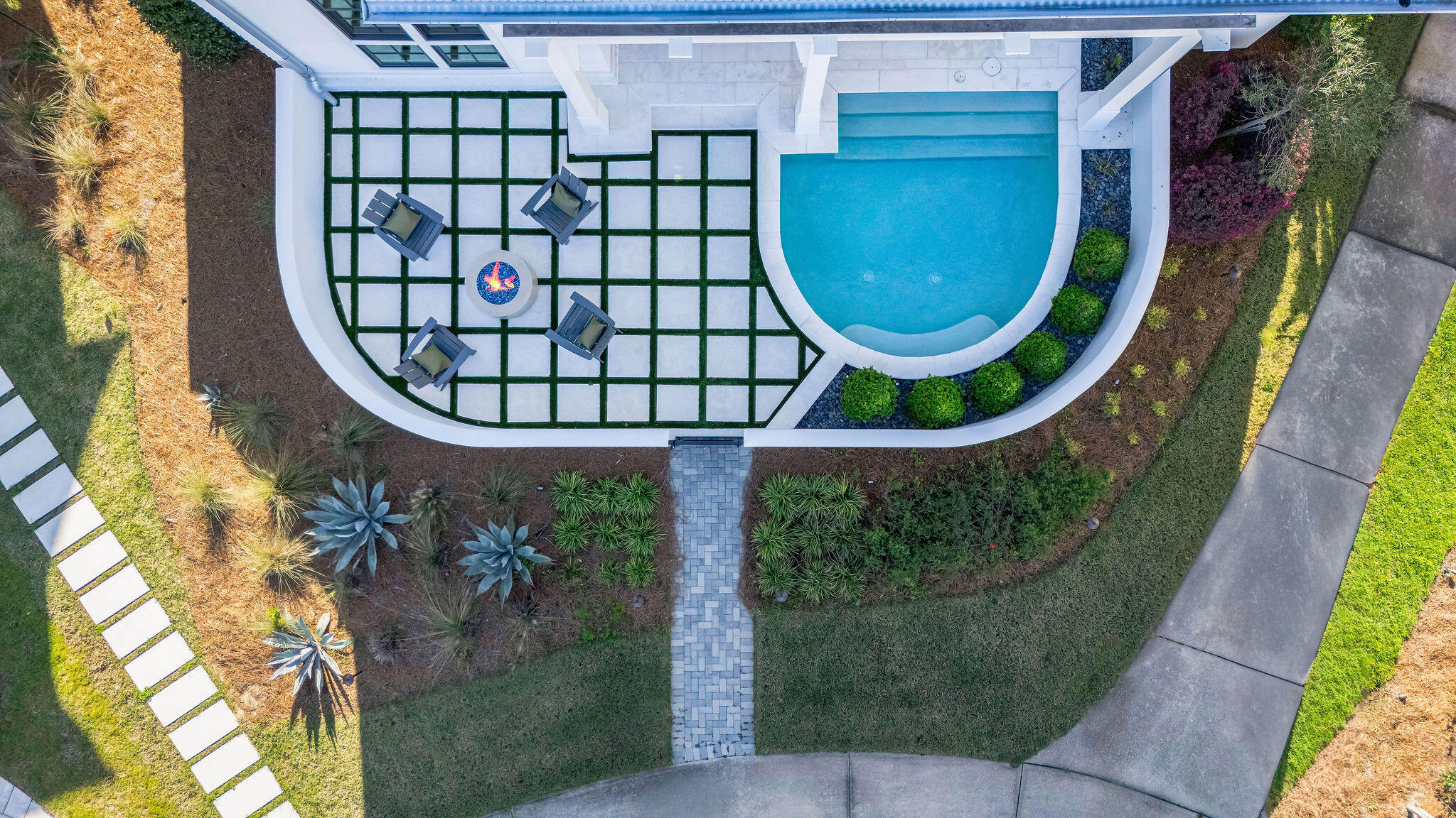 79 Perrin Santa Rosa Beach, FL 32459 - Photo 38 of 105 33_Backyard_Aerial_TopDown