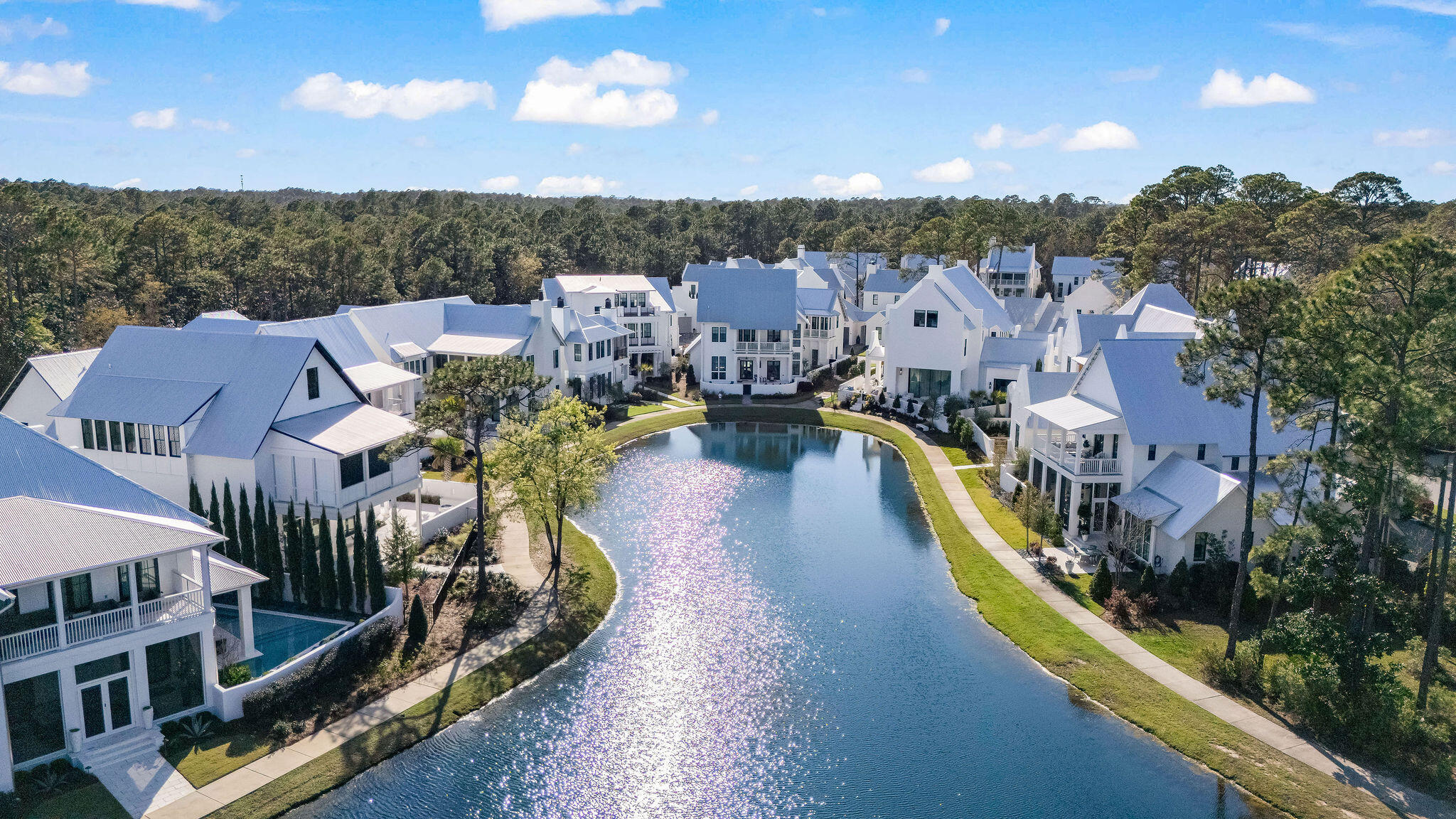 79 Perrin Santa Rosa Beach, FL 32459 - Photo 94 of 105 08_Aerial_Canal