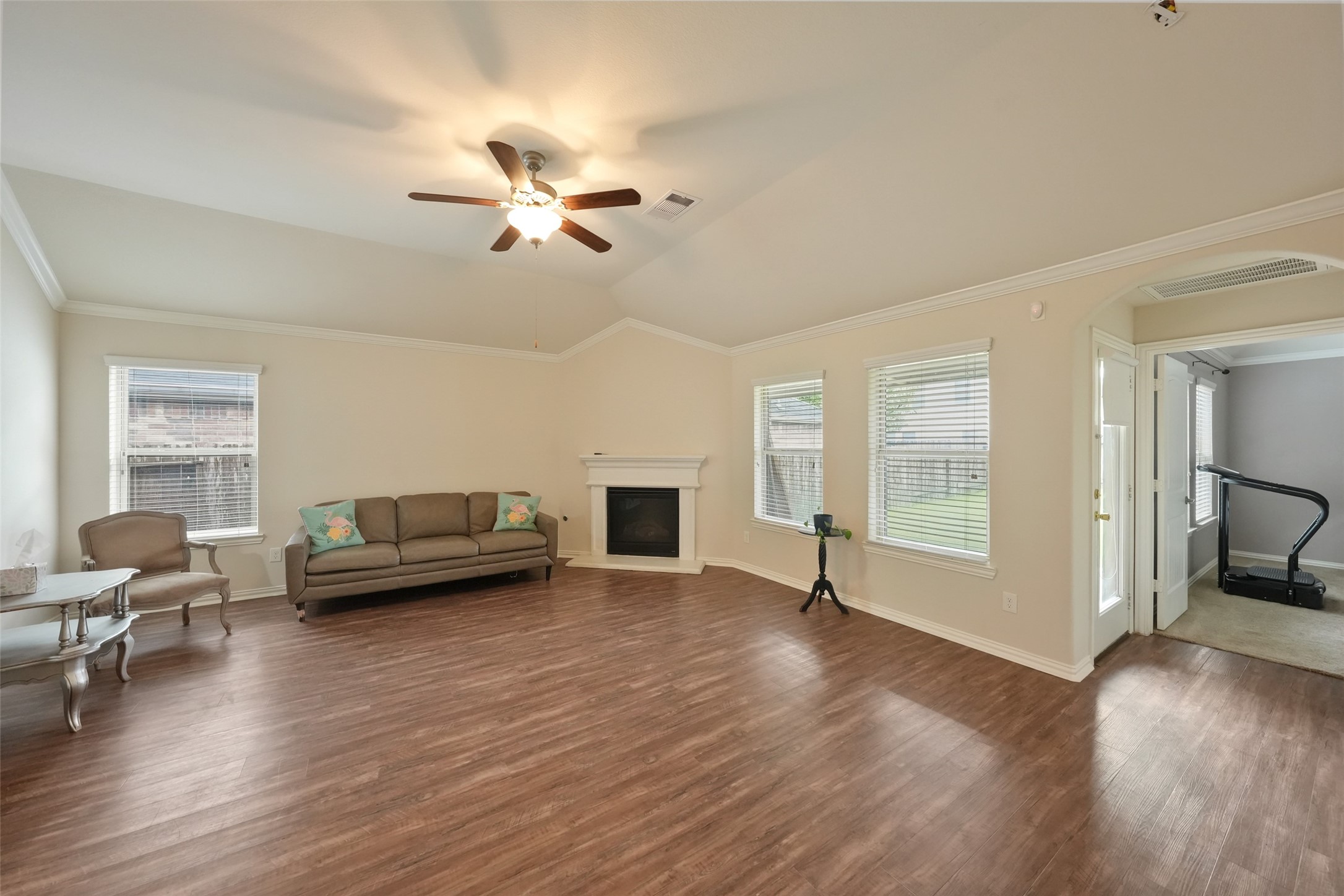 24138 McKinzie Ridge Drive Porter, TX 77365 - Photo 10 of 24 Family Room with a gas fireplace