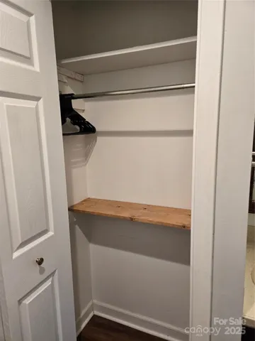 a view of walk in closet