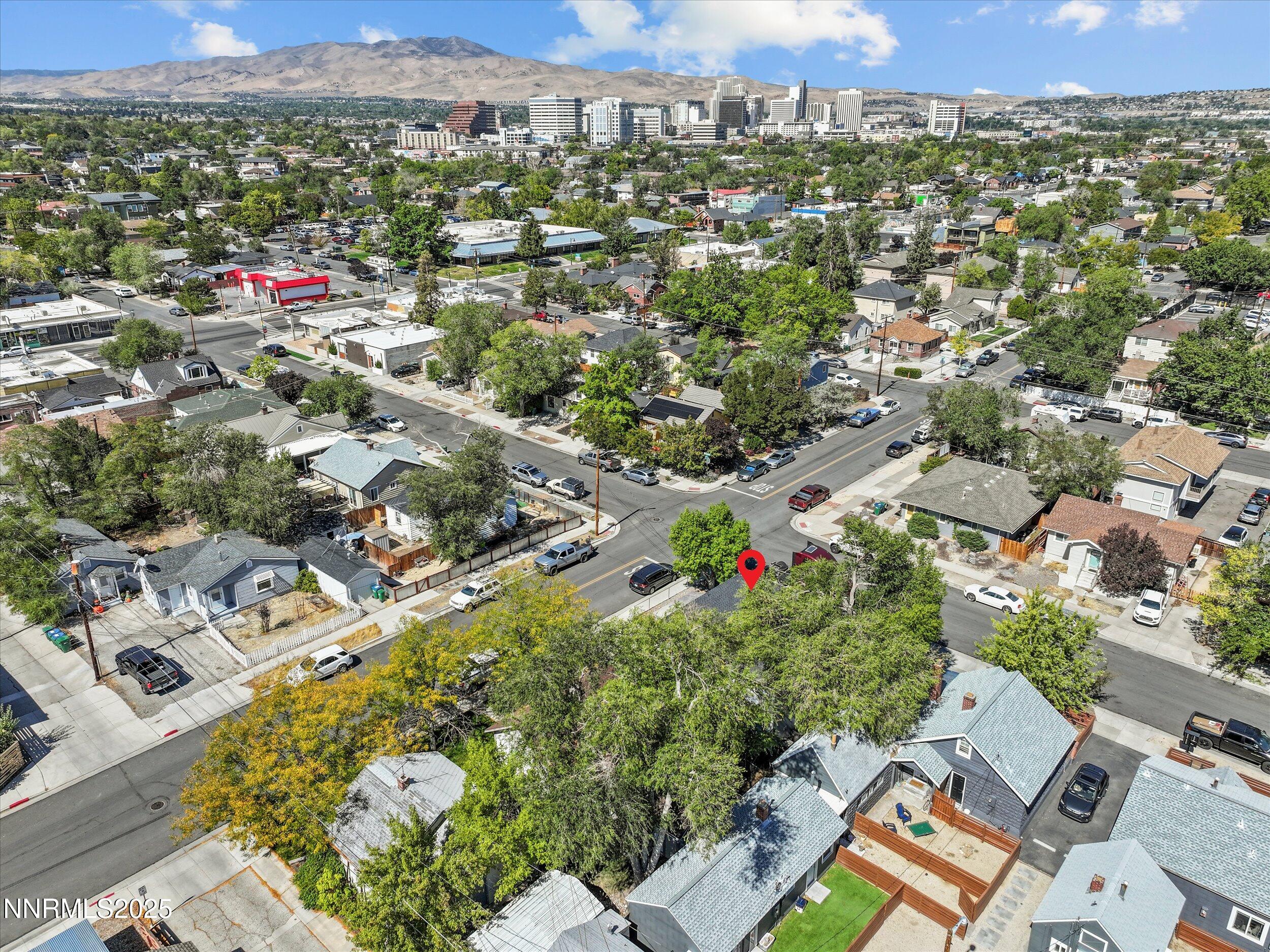 400 Claremont Street Reno, NV 89502 - Photo 3 of 32 an aerial view of a city with lots of residential buildings