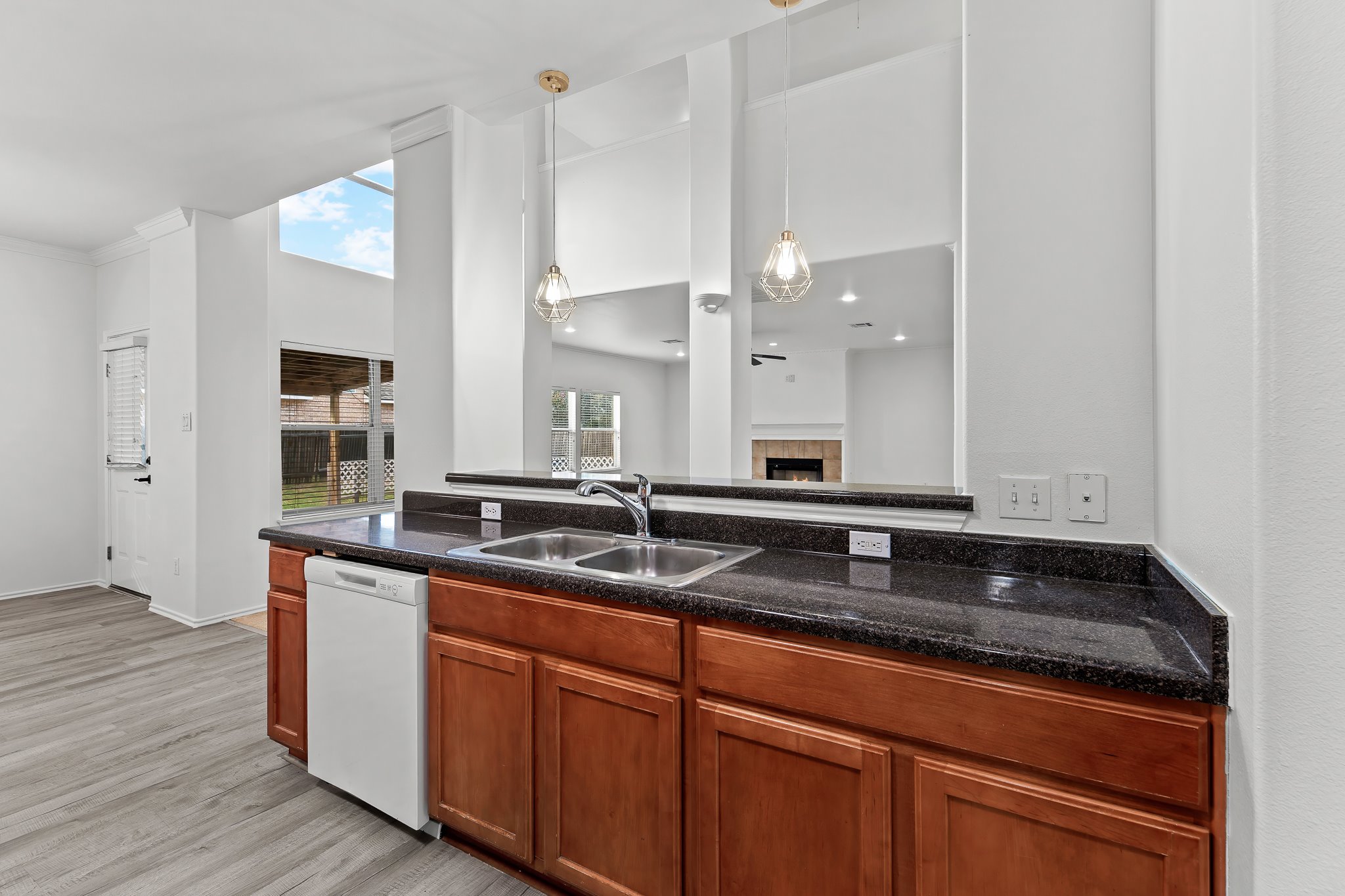 6700 Tulloch Way Austin, TX 78754 - Photo 13 of 39 a bathroom with double sink and a mirror