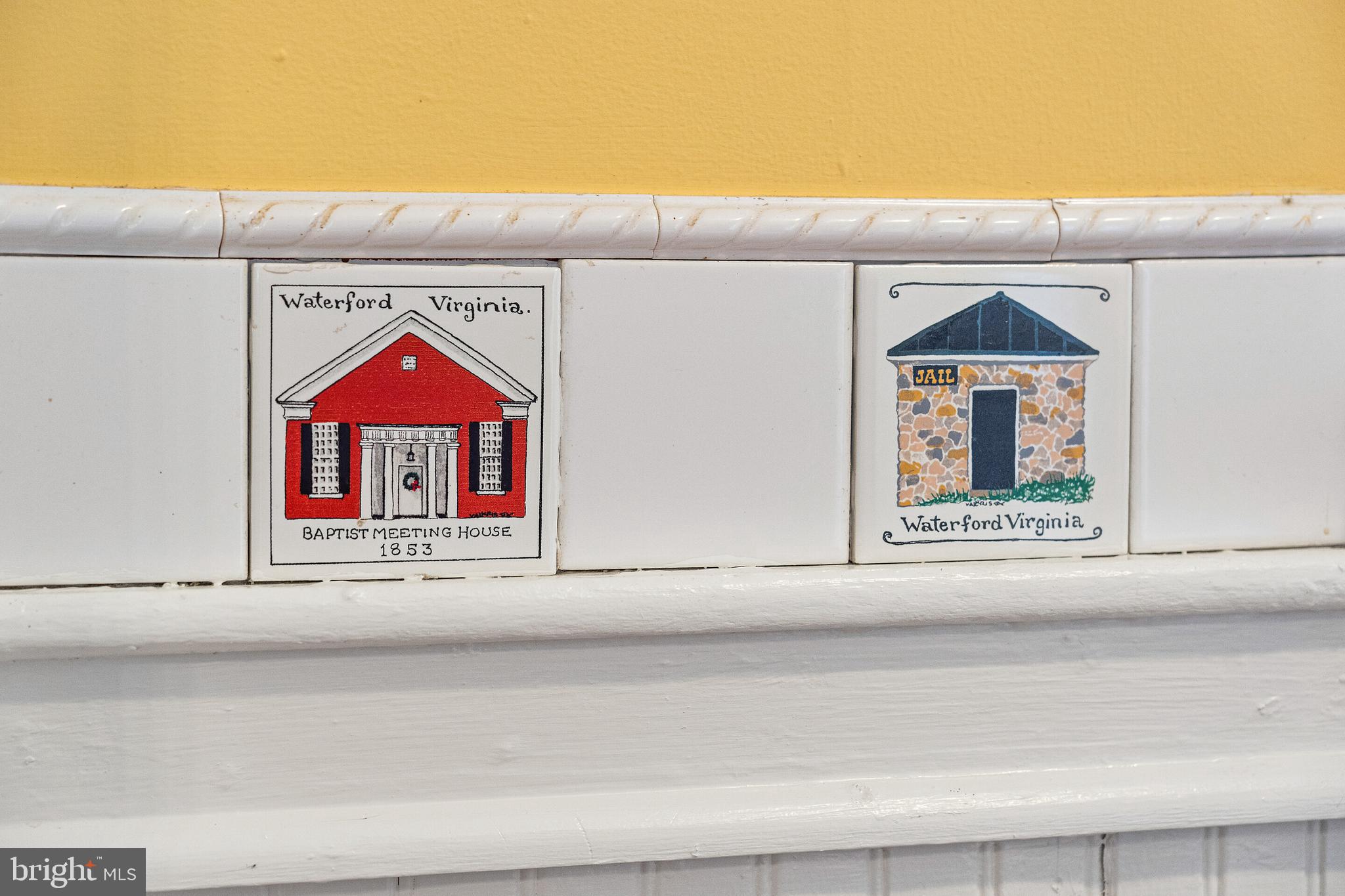 16358 Hamilton Station Road Waterford, VA 20197 - Photo 15 of 42 handmade tiles showing Waterford landmarks