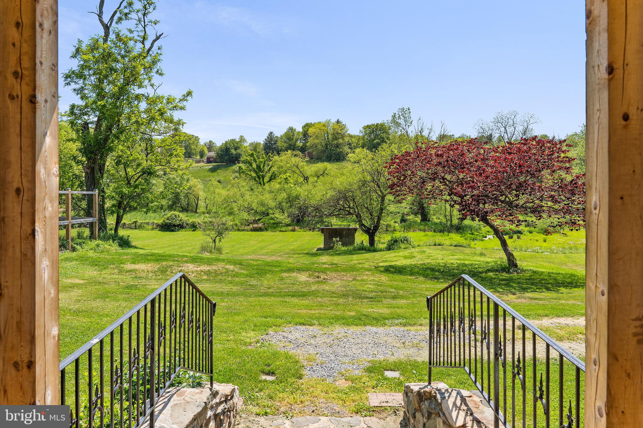 16358 Hamilton Station Road Waterford, VA 20197 - Photo 6 of 42 View from the porch steps