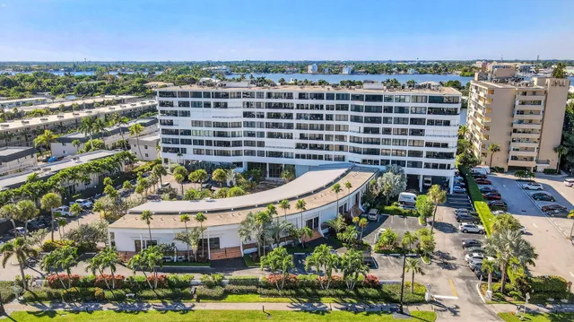 a view of a city with tall buildings