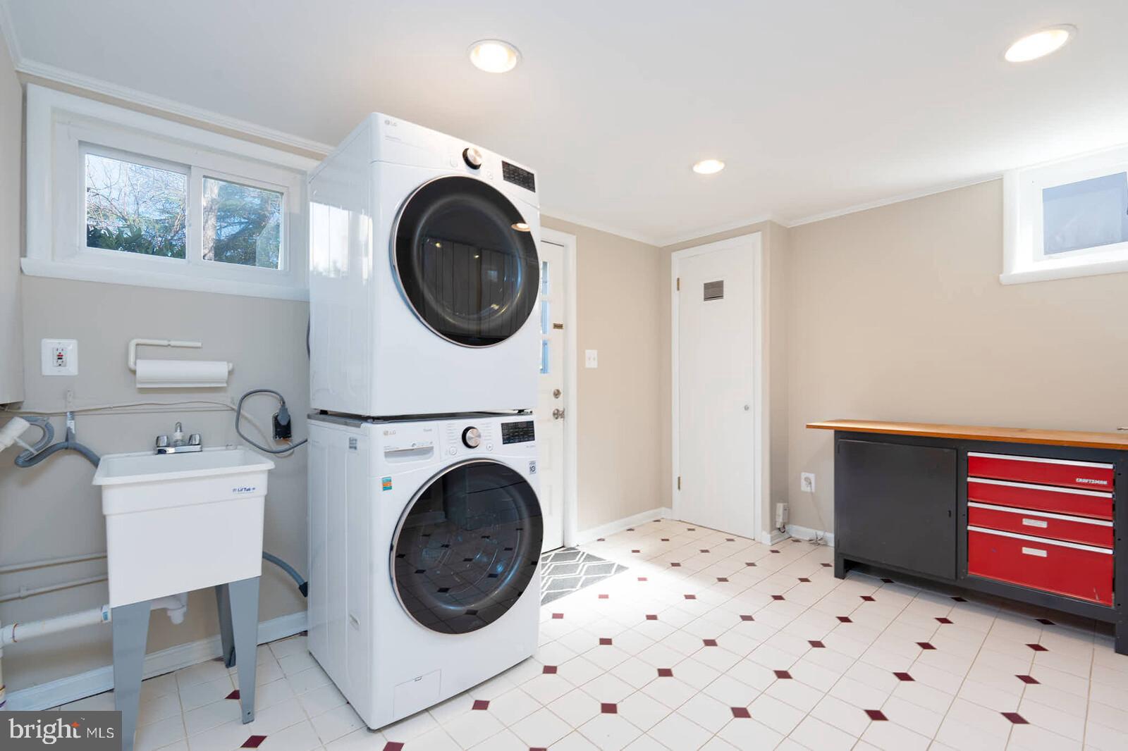 10313 Inwood Avenue Silver Spring, MD 20902 - Photo 22 of 33 Laundry room with new laundry tub