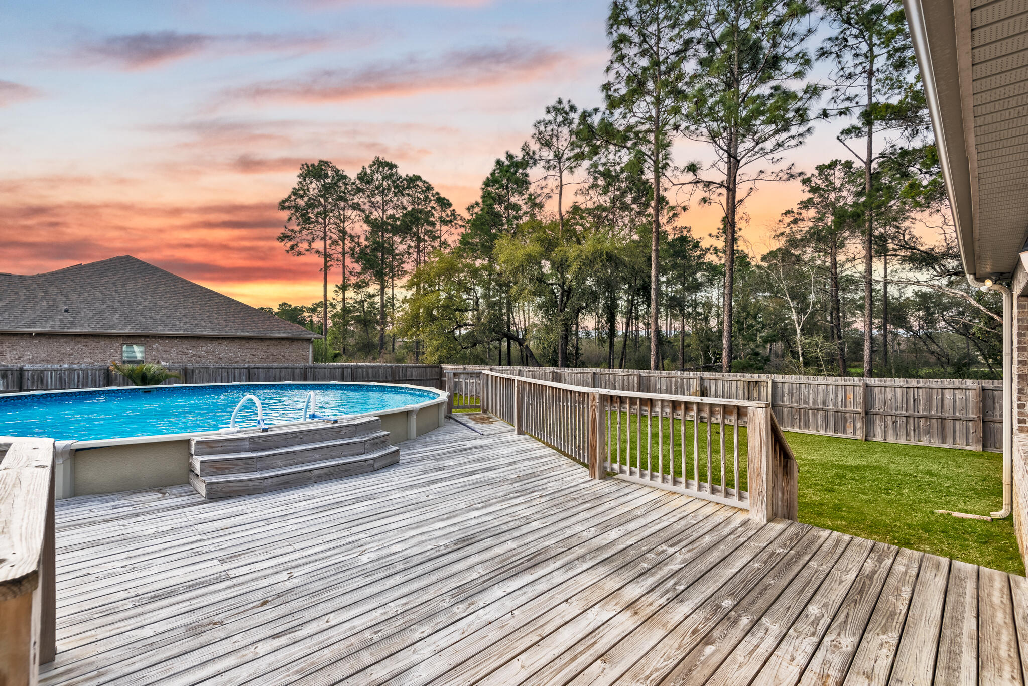 399 Old Ferry Road Santa Rosa Beach, FL 32459 - Photo 45 of 51 a view of deck with mountain view and wooden floor