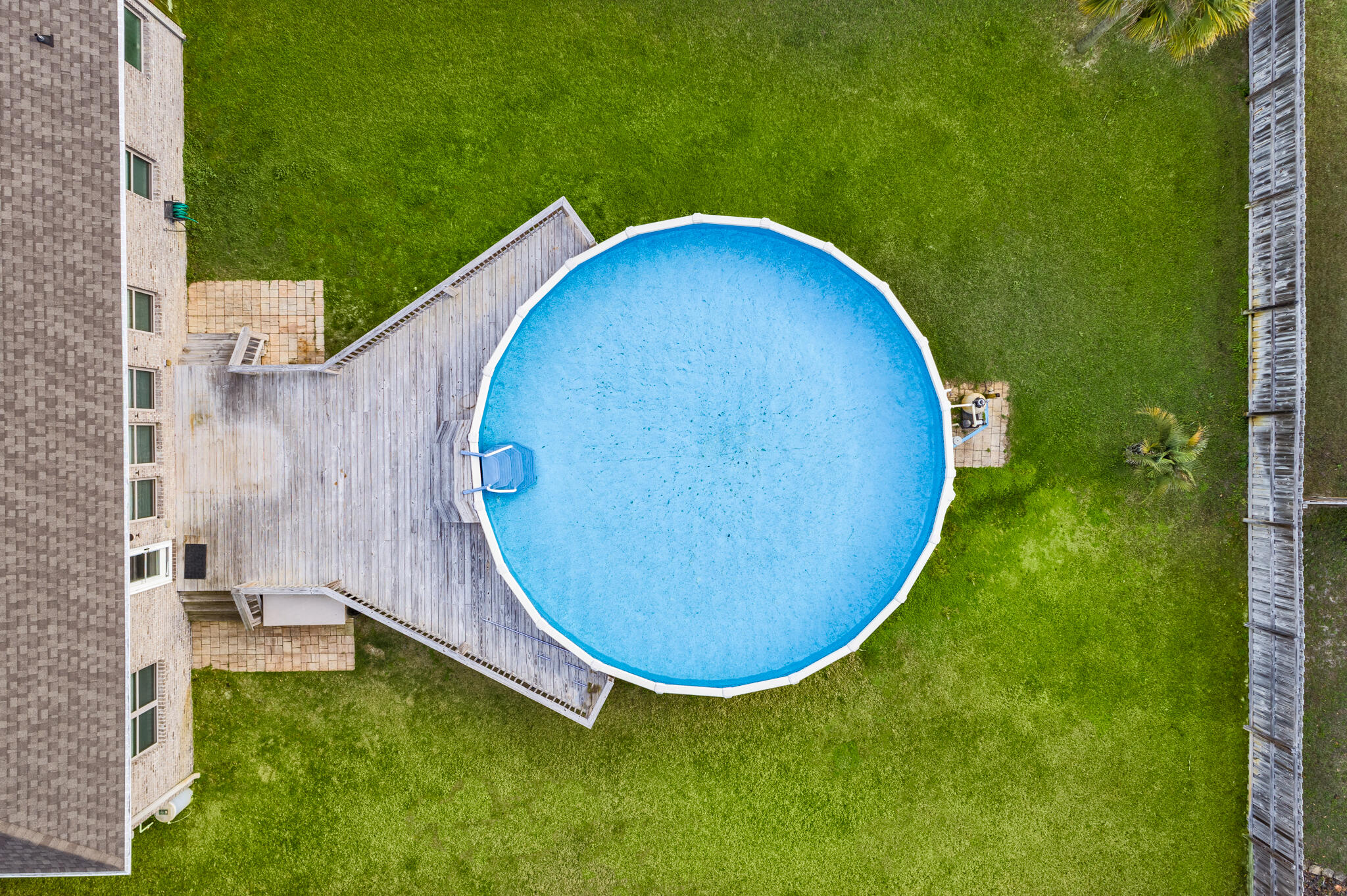 399 Old Ferry Road Santa Rosa Beach, FL 32459 - Photo 48 of 51 an aerial view of a house with swimming pool and garden