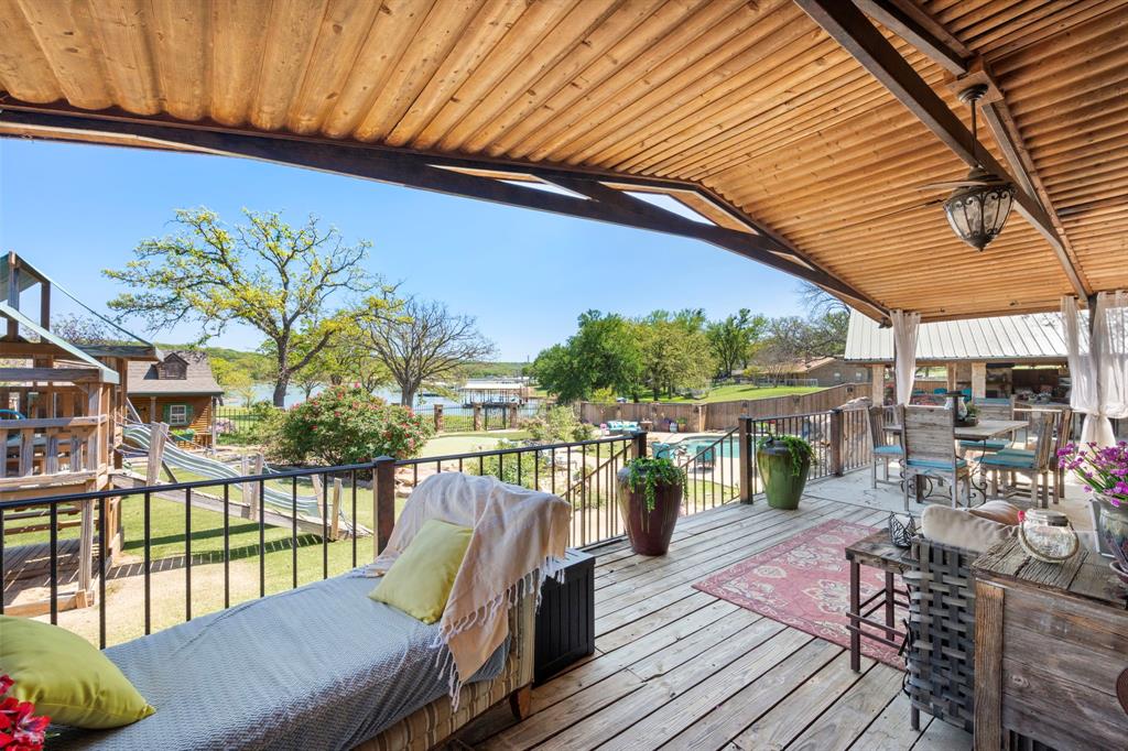 660 Deer Trail Gordon, TX 76453 - Photo 14 of 40 a view of a balcony with chairs