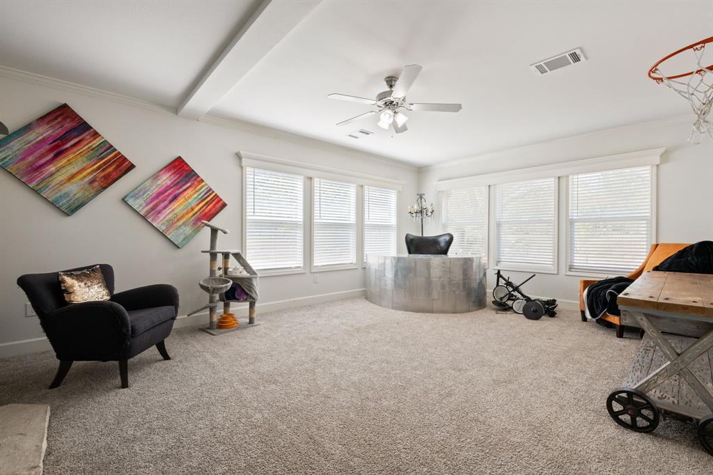 660 Deer Trail Gordon, TX 76453 - Photo 27 of 40 a living room with furniture and a large window