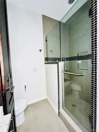 a close view of closet