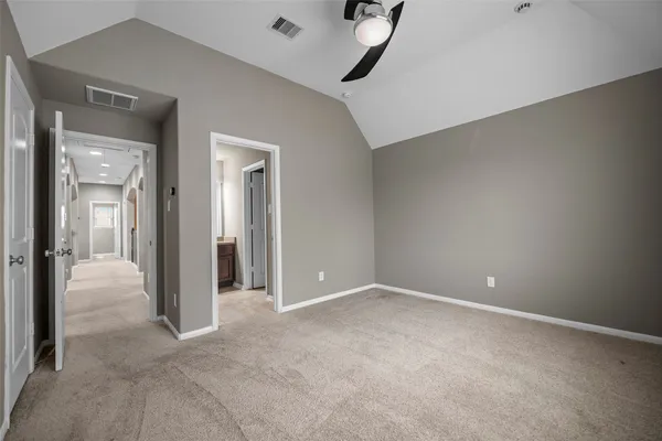 a living room with furniture and a projector