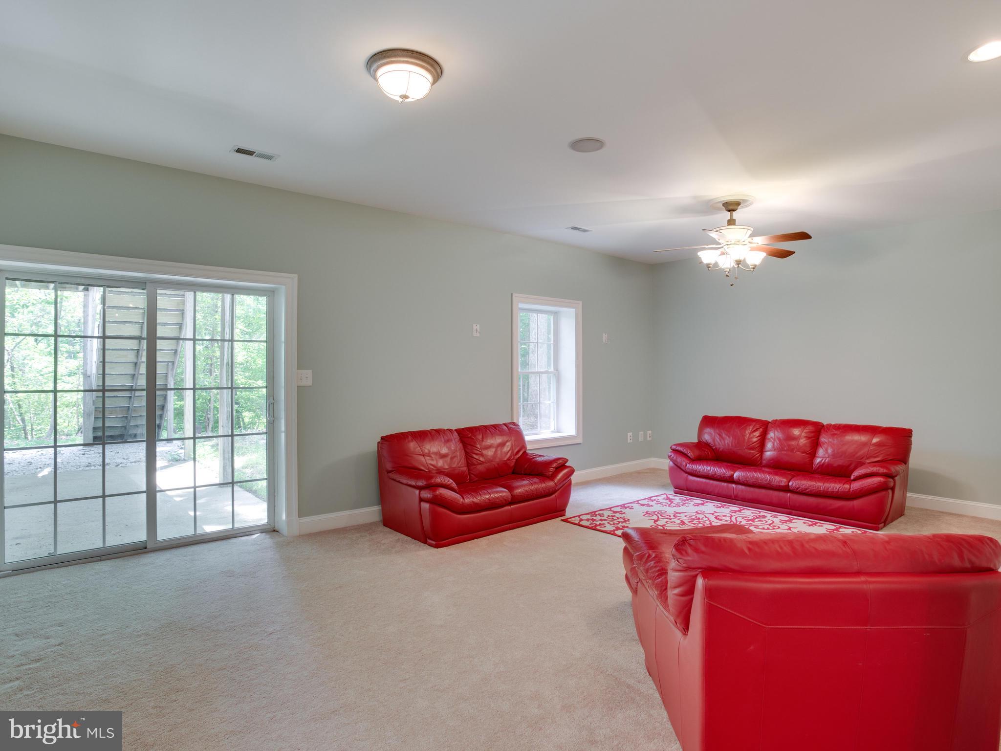 41161 Knight Road Leonardtown, MD 20650 - Photo 84 of 109 Lower Level Family Rm w/Sliders to Patio