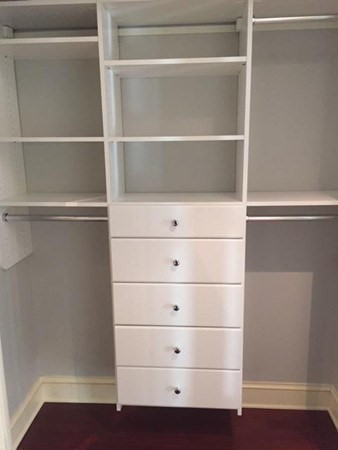 1 Charles Street South, Unit 807 Boston, MA 02116 - Photo 14 of 28 a view of walk in closet with empty racks