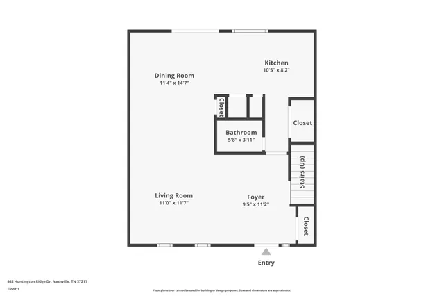 $287,500 | 443 Huntington Ridge Drive, Nashville, TN 37211