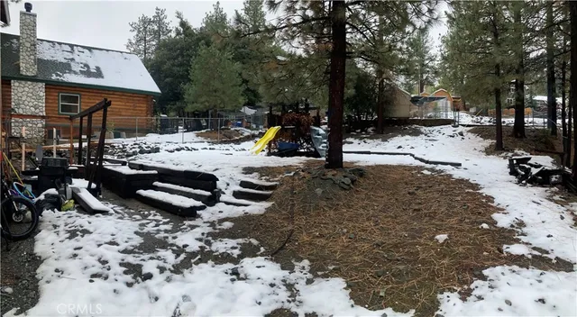 a view of outdoor space with seating area