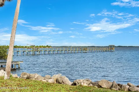 a view of an outdoor space with swimming pool